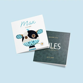 Zelf Geboortekaartjes jongen maken