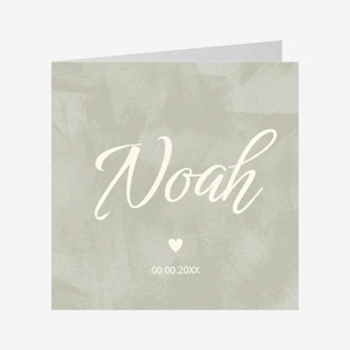 Geboortekaartje zelf ontwerpen voor een zoon