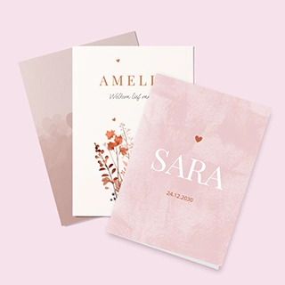 Geboortekaartje voor een meisje maken en bestellen