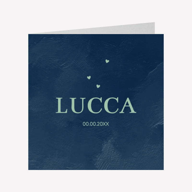 Geboortekaartje met foto