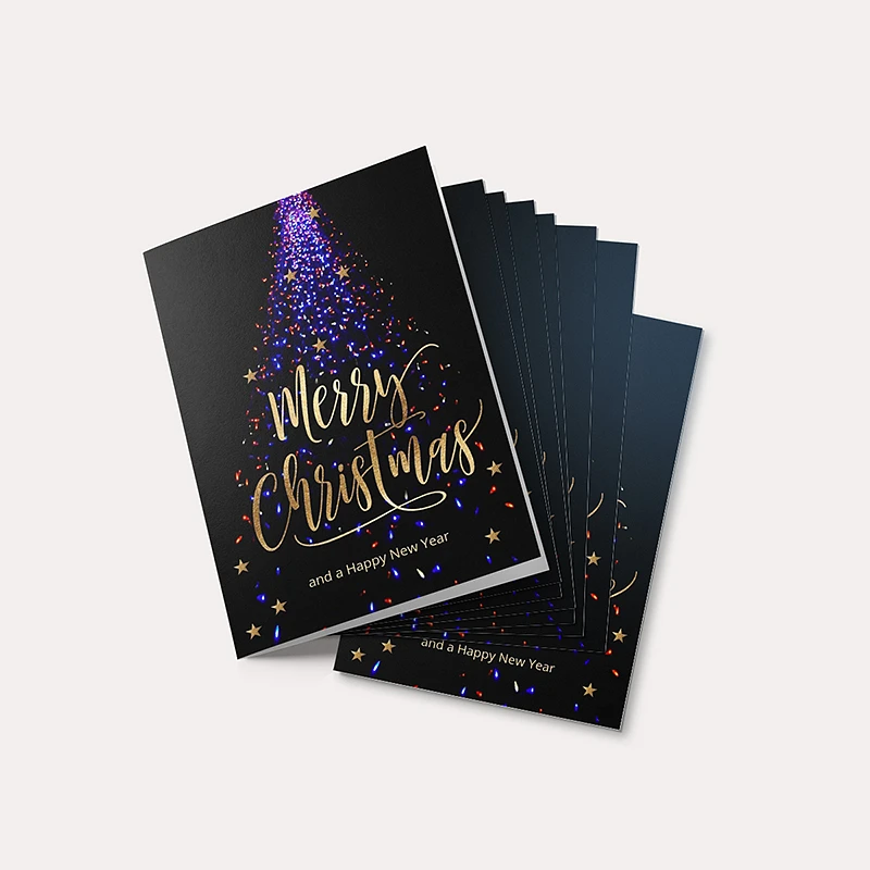 Kerstkaarten maken met foto en tekst