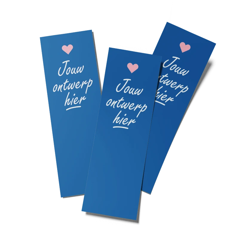 Boekenlegger personaliseren en bedrukken