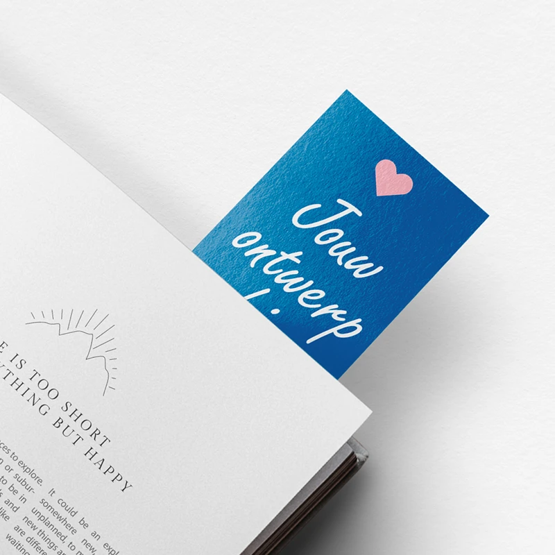 Boekenleggers bedrukken