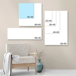 Canvas formaten