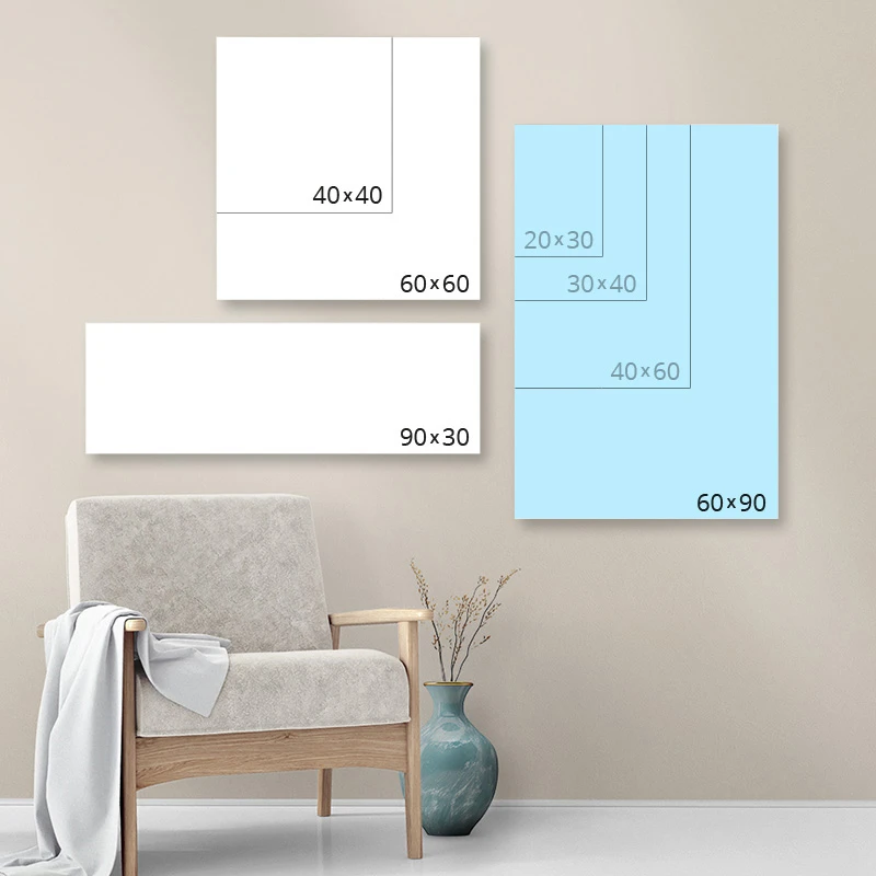 Canvas formaten
