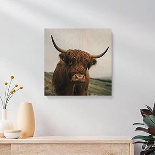 Foto op Hout 60x60 cm