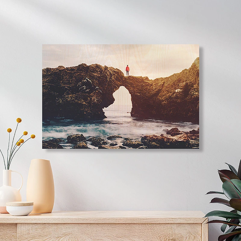 Foto op Hout 90x60 cm