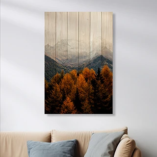 Foto op Houten planken 60x90 cm