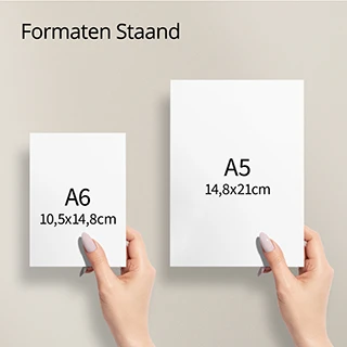 Kaarten personaliseren A5 A6