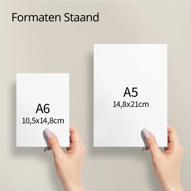 Kaarten personaliseren A5 A6