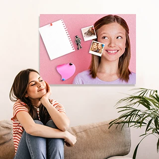 foto op Kurk prikbord maken