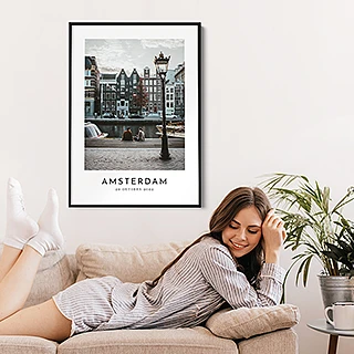 Poster ontwerpen met foto of tekst