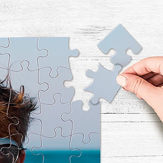 kleine puzzel met foto 120 stukjes