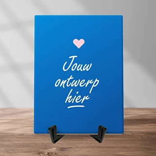 Rechthoekig Tegeltje met foto personaliseren