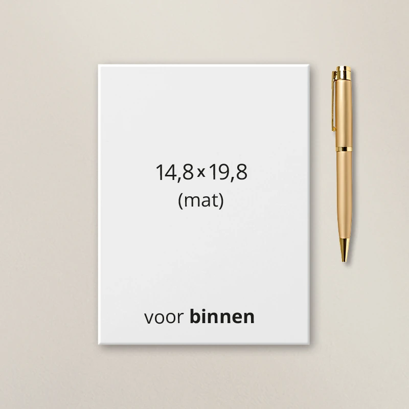 Tegeltje rechthoek formaat