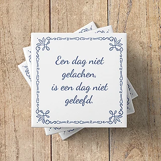 Tegeltjes wijsheid met tekst en foto afdrukken
