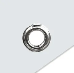 Tuinposter met metalen ringen