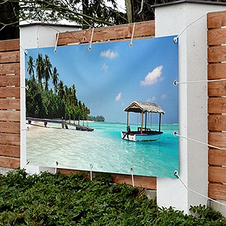tuindoek met foto bedrukken