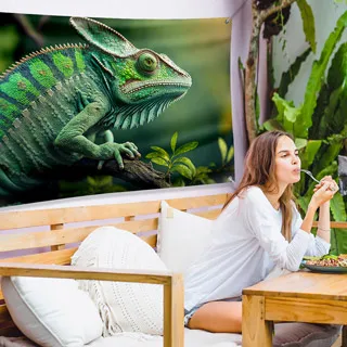 tuinposter met eigen foto als tuindoek