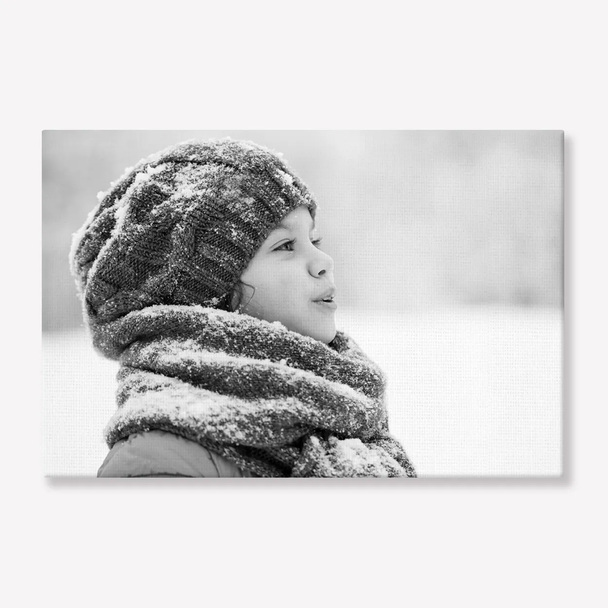 Zwart wit foto op canvas 100x70