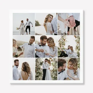 Canvas foto collage 60x60