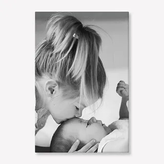 Zwart wit foto Canvas 70x100