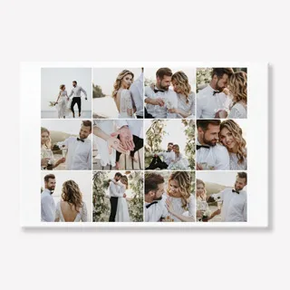 12 Fotocollage Canvas 90x60