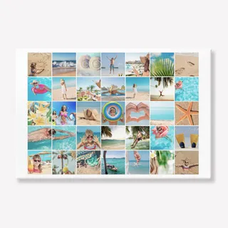Groot Canvas met35 foto's 90x60