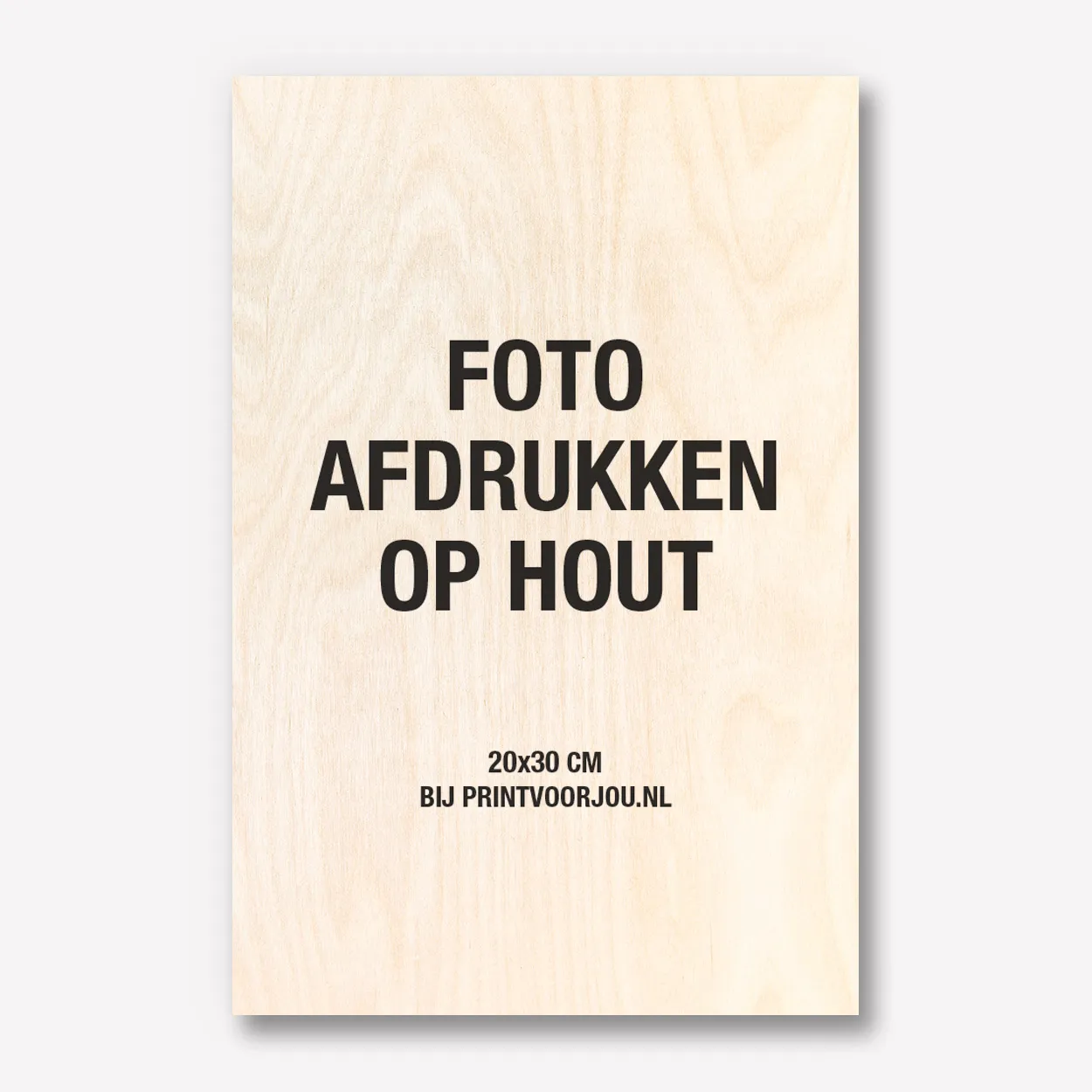 Blanco Hout zelf maken 20x30