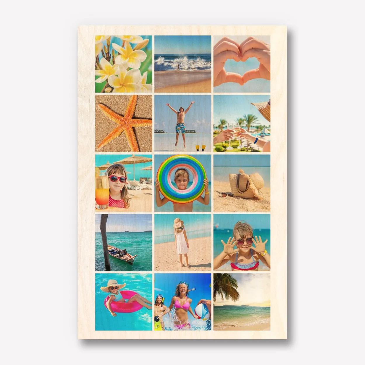 15 Fotocollage Hout 20x30
