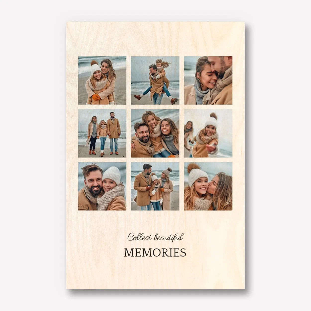 Hout foto collage 20x30