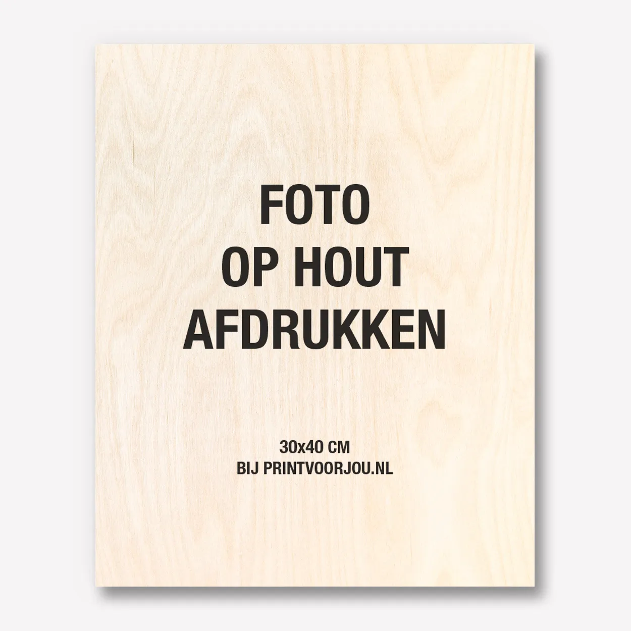 Blanco Hout zelf maken 30x40
