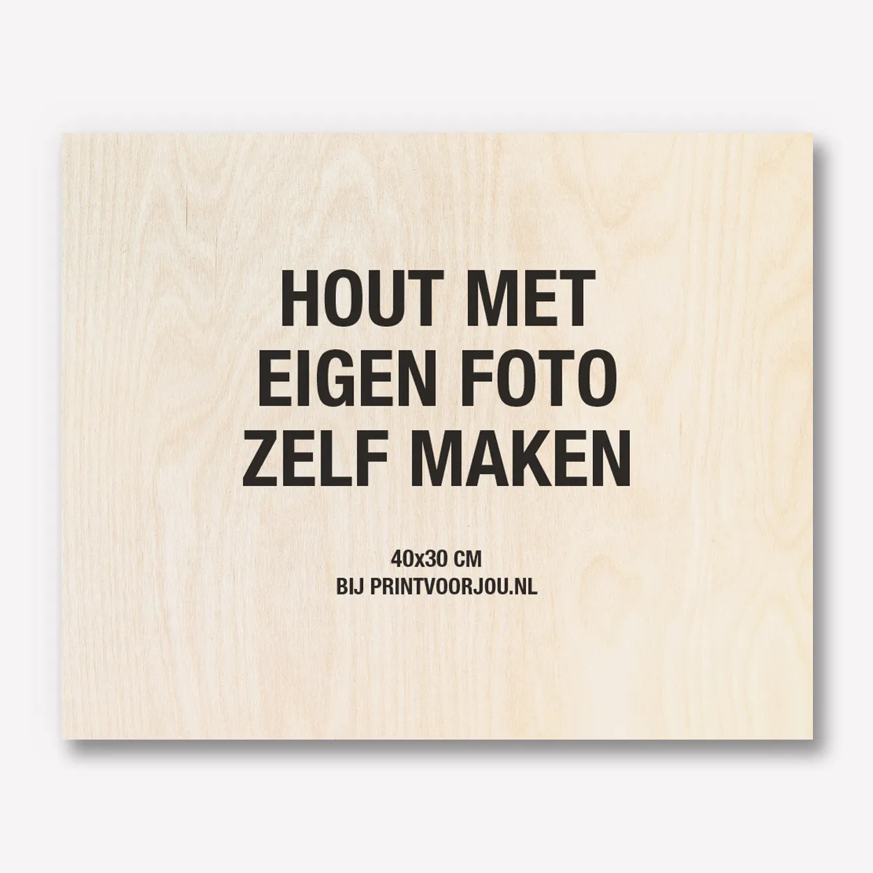 Blanco Hout zelf maken 40x30