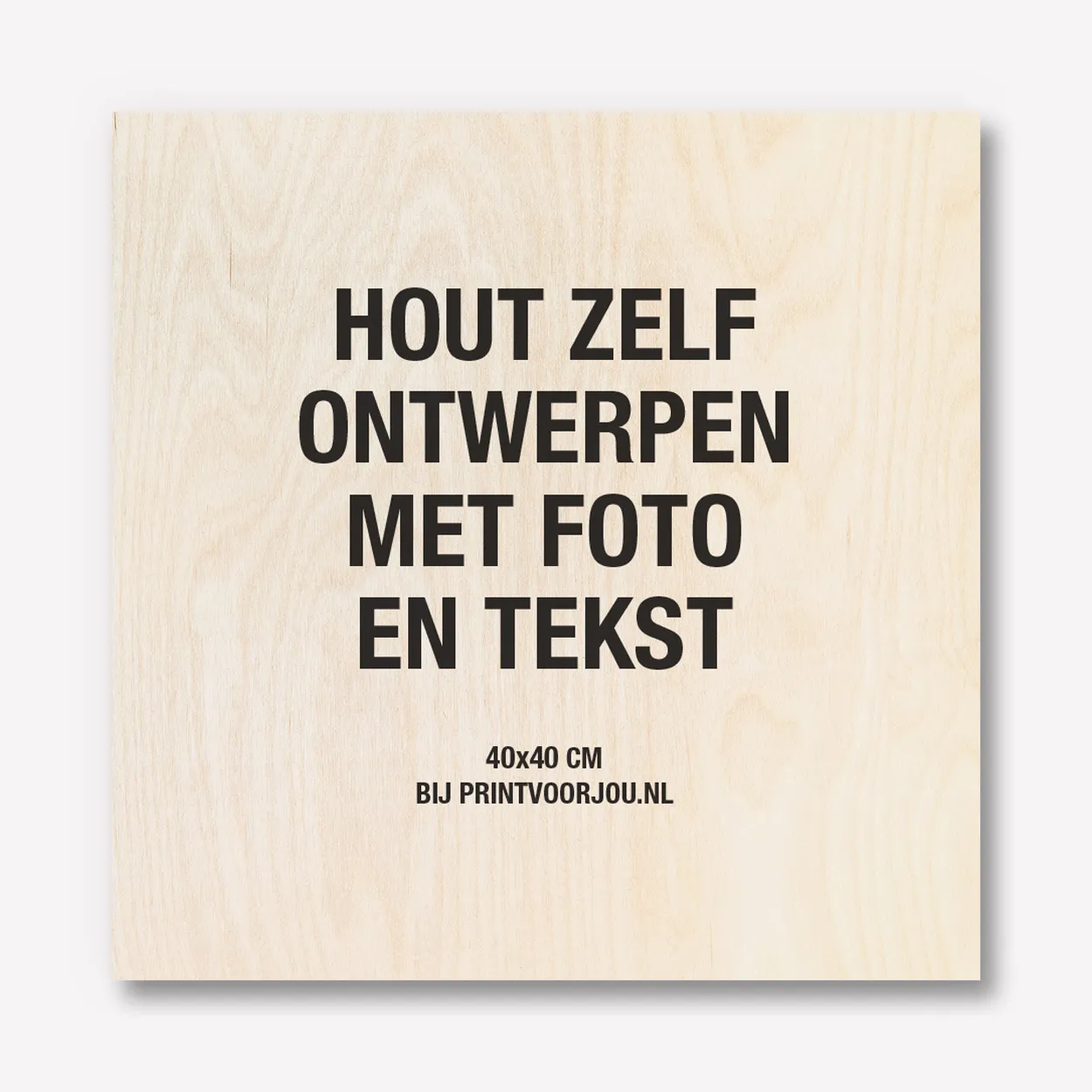 Blanco Hout zelf maken 40x40