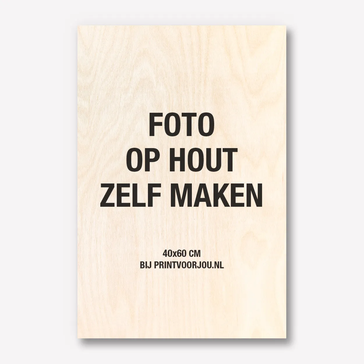 Blanco Hout zelf maken 40x60