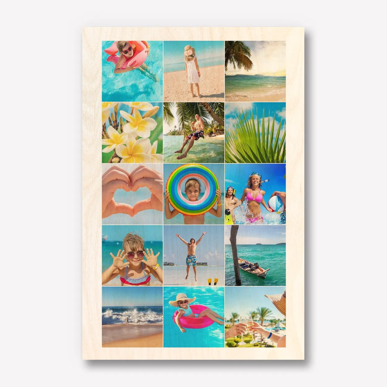15 Fotocollage Hout 40x60