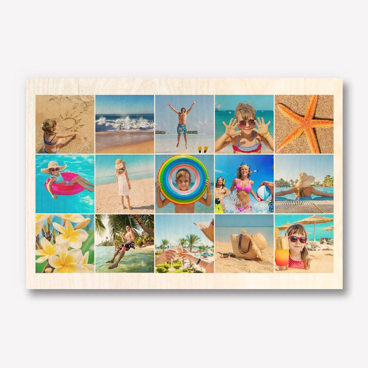 15 Fotocollage Hout 60x40