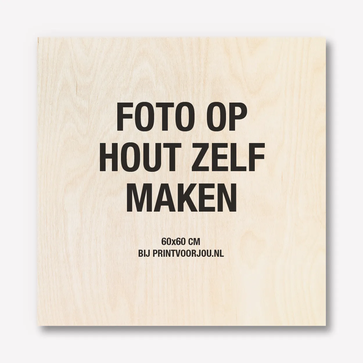 Blanco Hout zelf maken 60x60