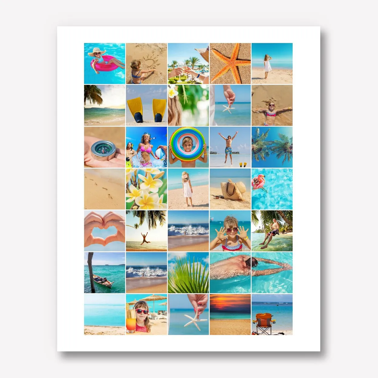 Foto Collage Groot Karton 30x40 
