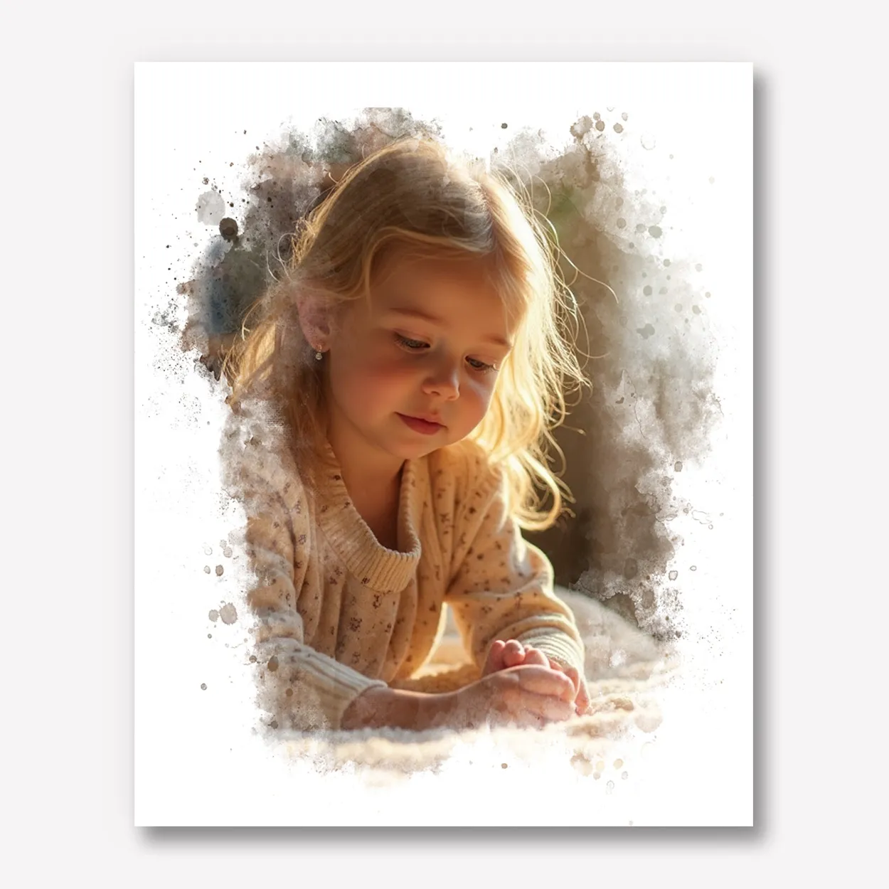 Waterverf Foto op Karton 30x40