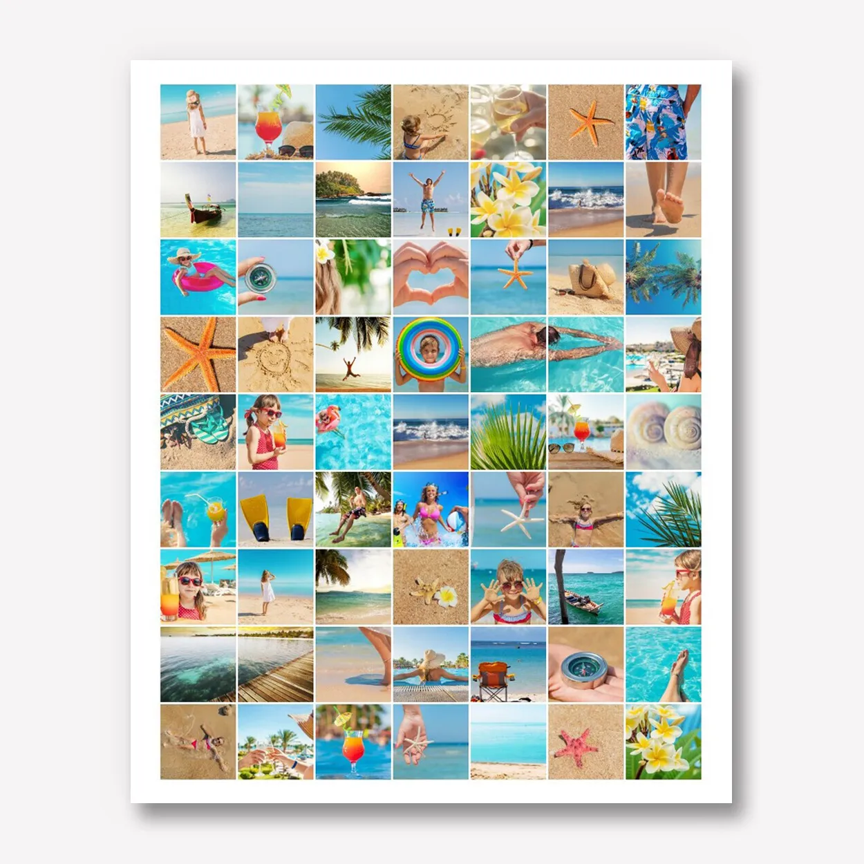 Foto Collage Groot Karton 40x50 