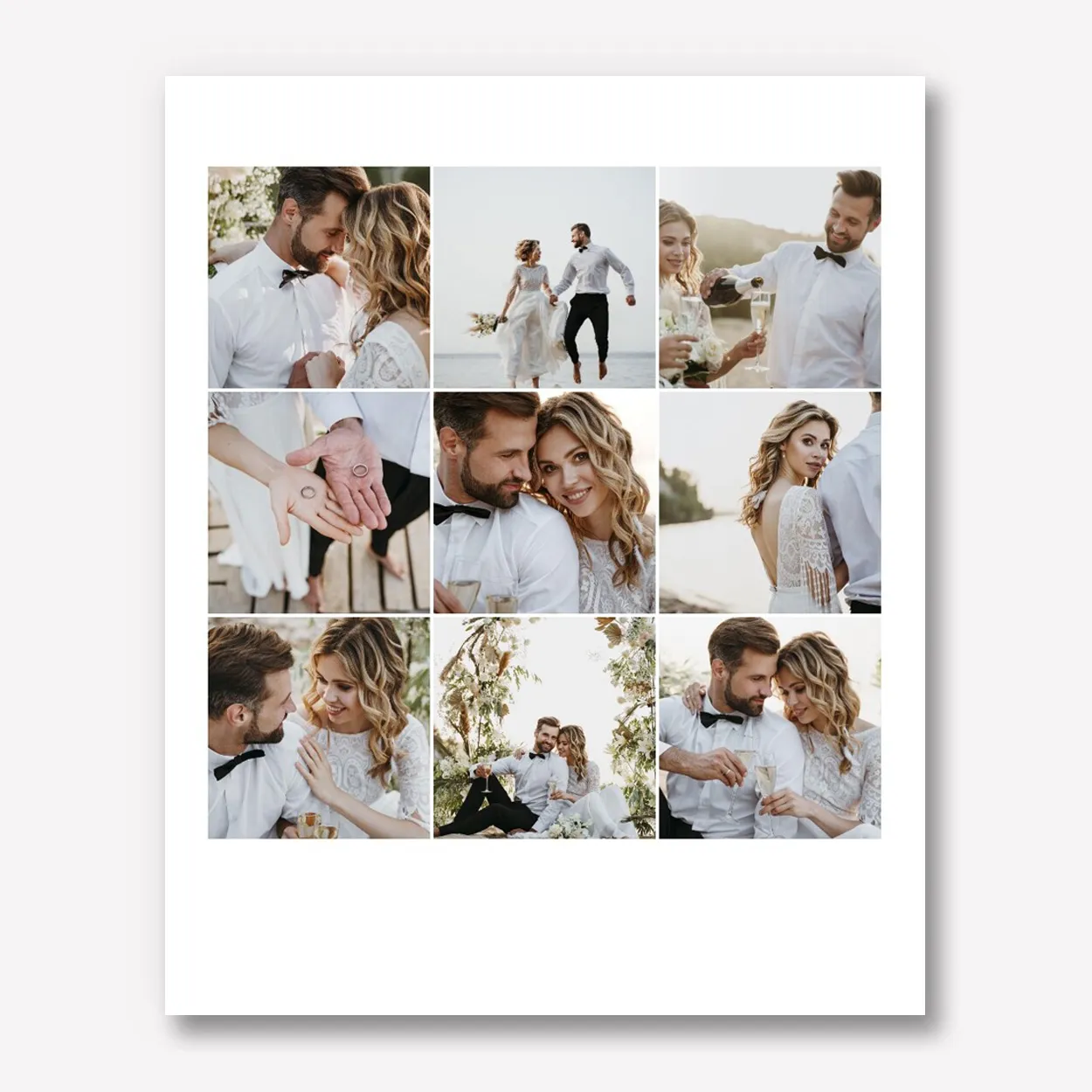 Karton foto collage 40x50