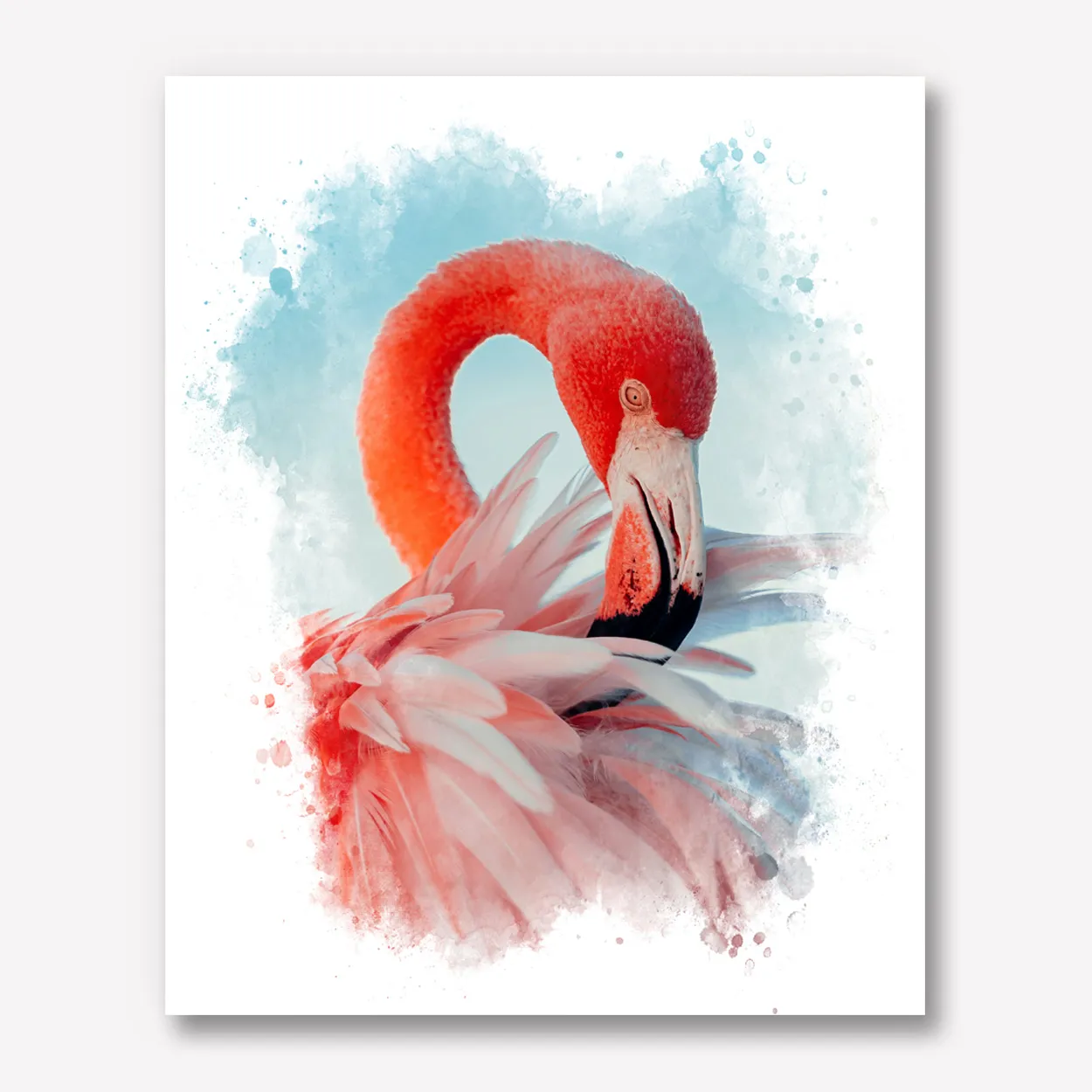 Waterverf Foto op Karton 50x60