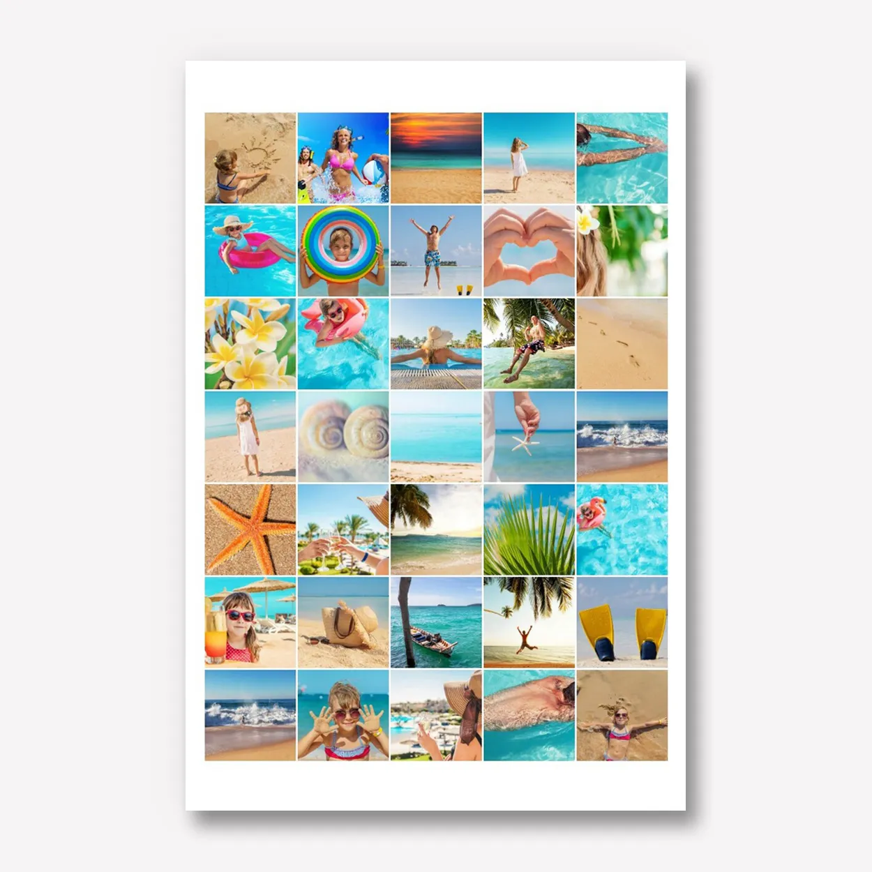 Foto Collage Groot Karton 50x70 