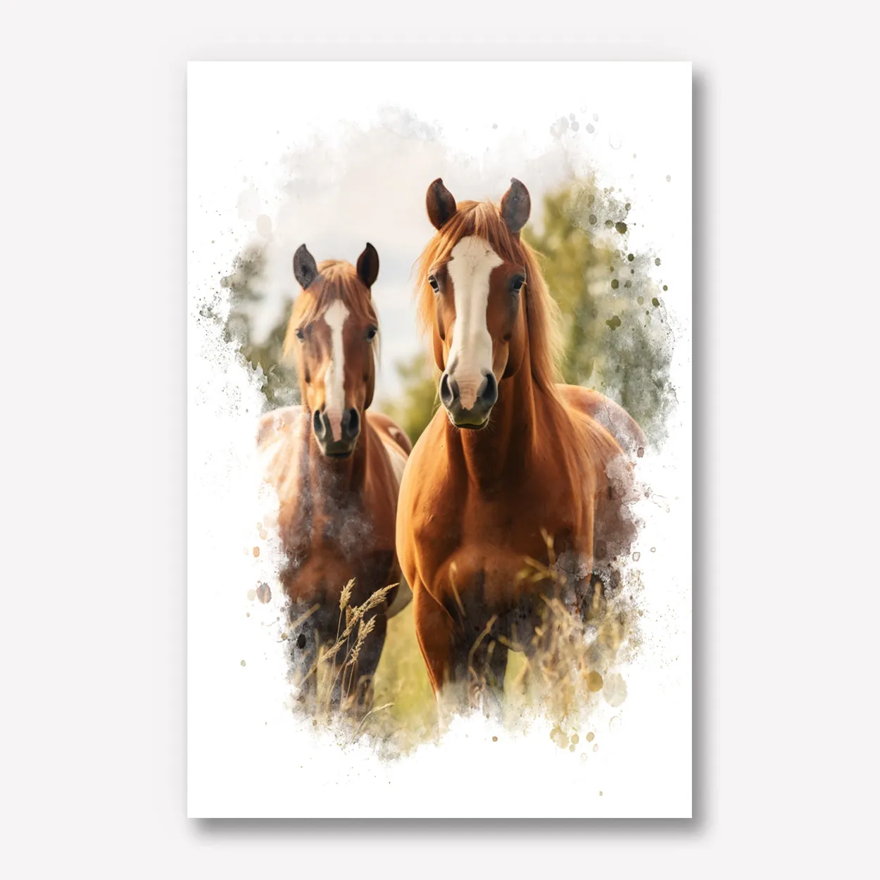Waterverf Foto op Karton 60x90