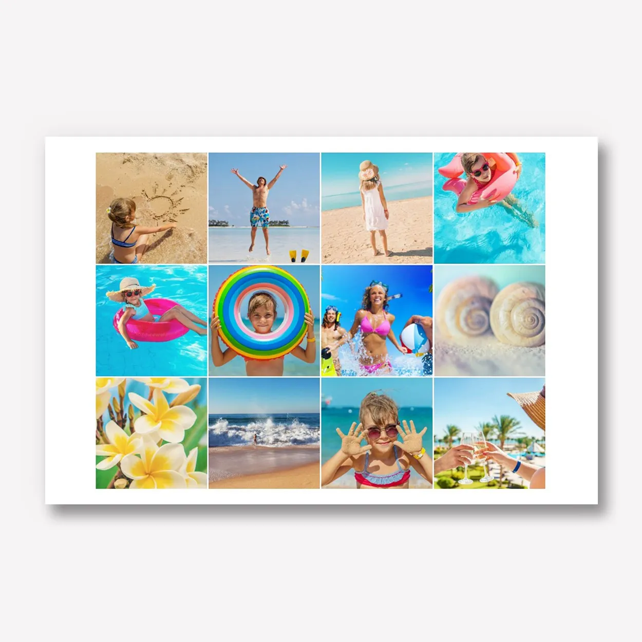 12 Foto collage Karton 70x50