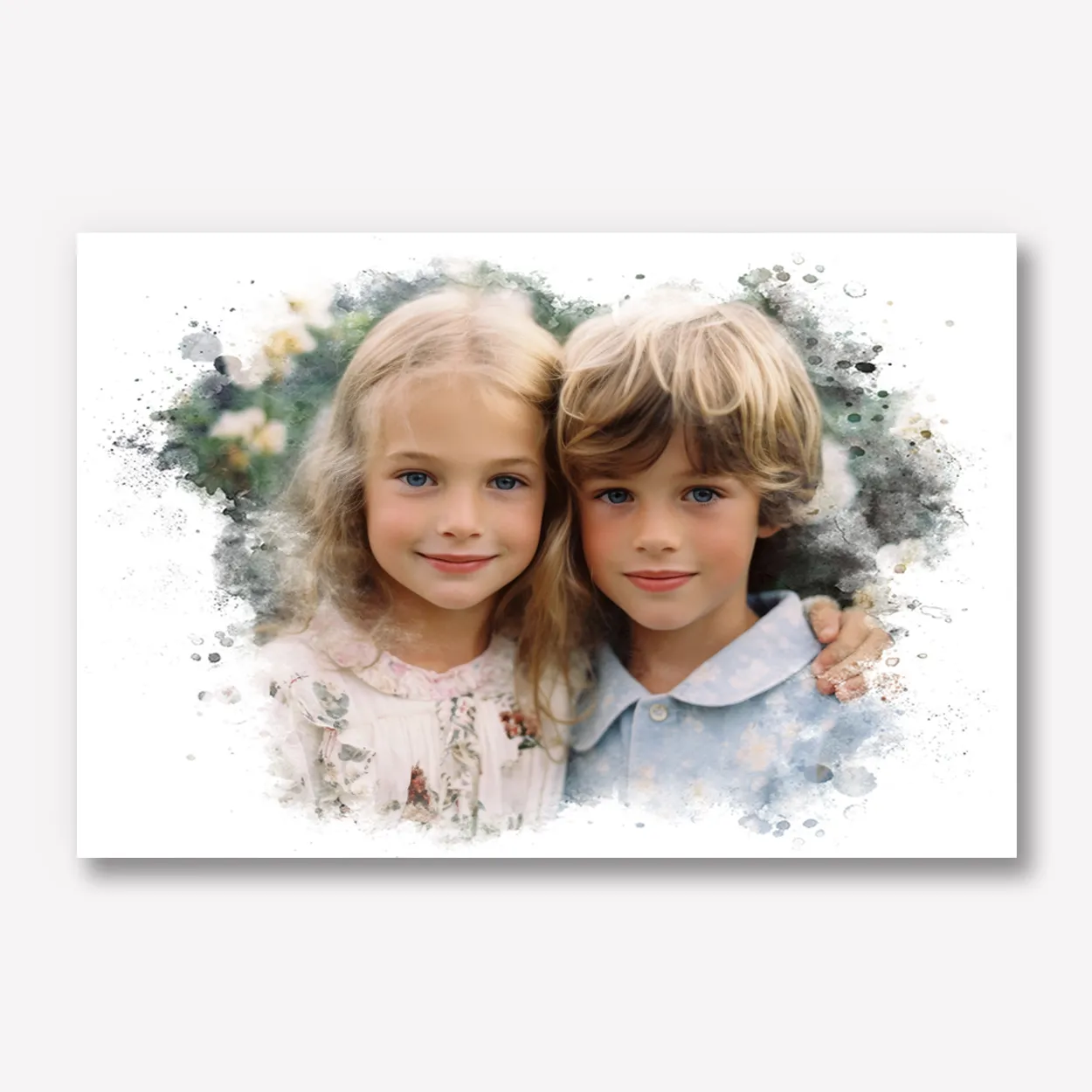 Waterverf Foto op Karton 90x60