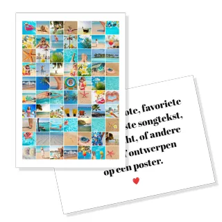 Grote Foto Collage Poster a0 ontwerpen