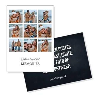 Poster met veel foto's