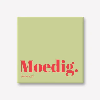 Happy Kleuren tegeltje tekst maken Zacht Olijfgroen Imperial Rood